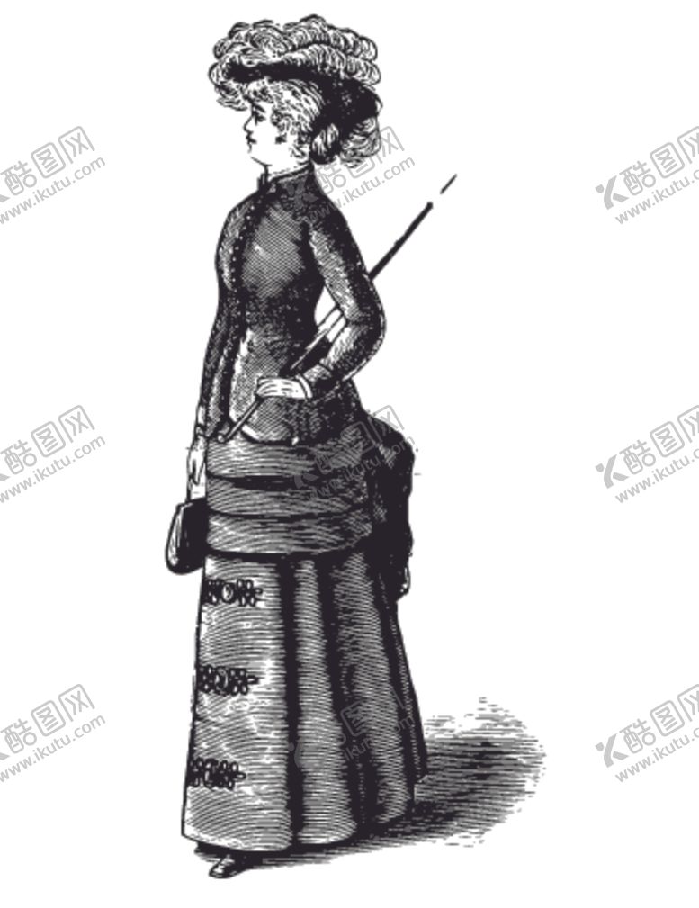 编号：72600107121924264536【酷图网】源文件下载-欧式古典人物女子