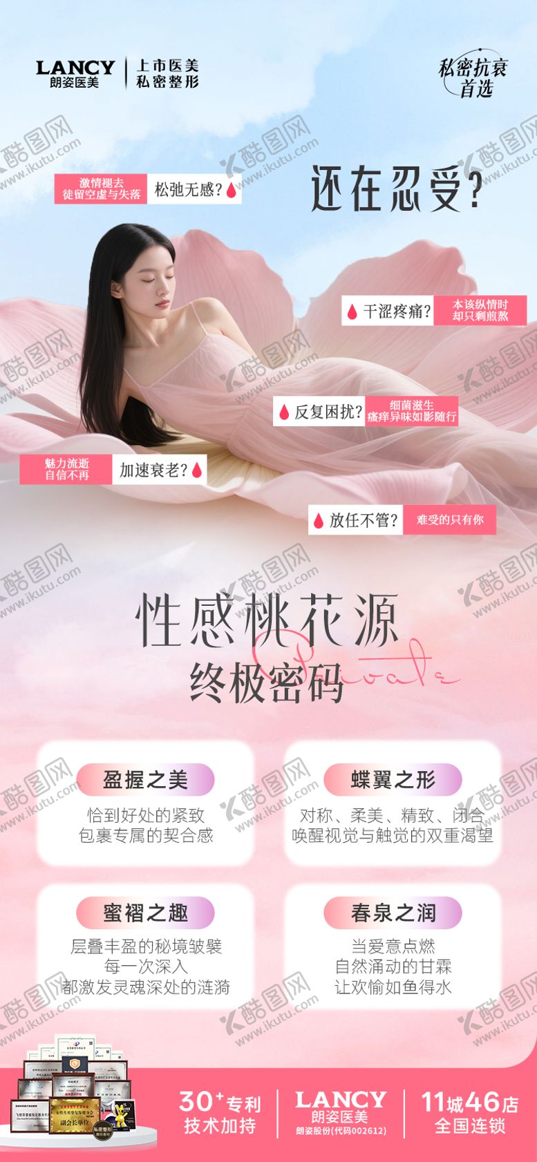 编号：16348008312320408242【酷图网】源文件下载-医美私密保养活动海报