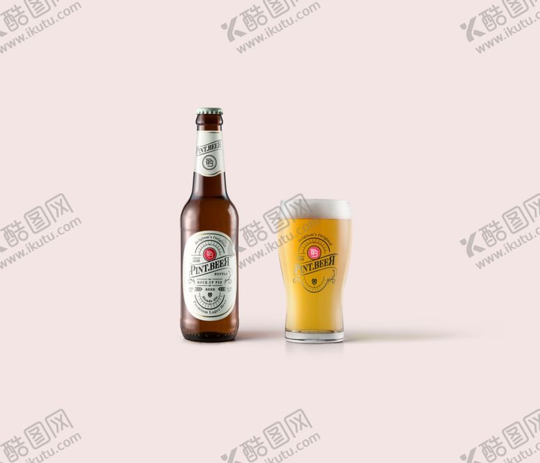编号：81526007121043295815【酷图网】源文件下载-啤酒瓶样机