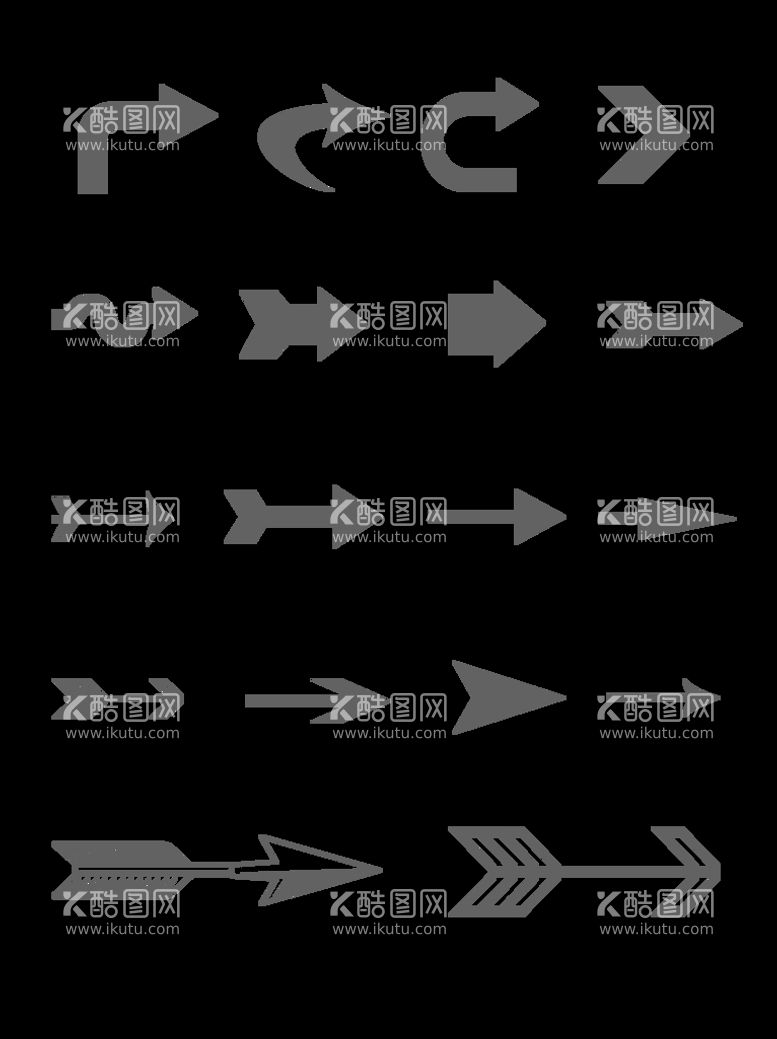 编号：85716909211438169752【酷图网】源文件下载-箭头  