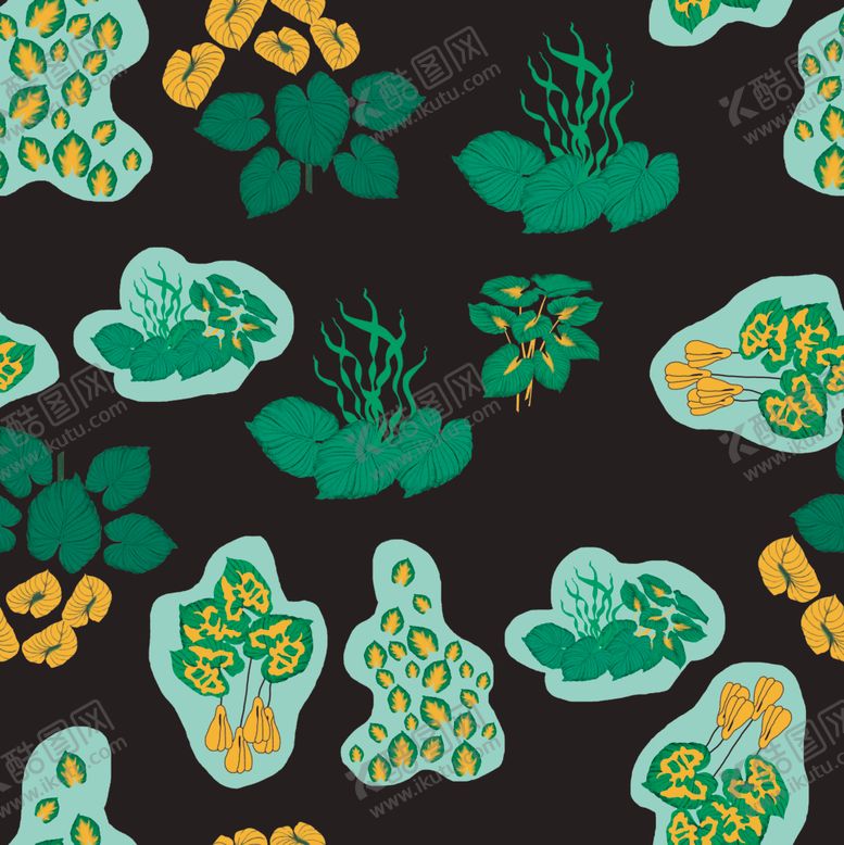 编号：73797510092332375078【酷图网】源文件下载-叶子黑色