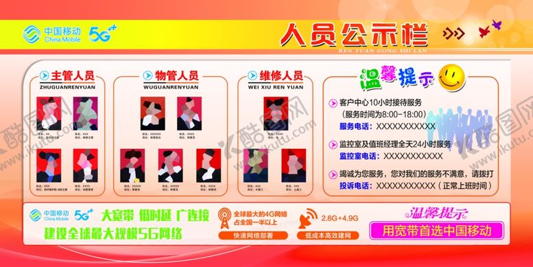 编号：65615309171529111818【酷图网】源文件下载-人员公示栏