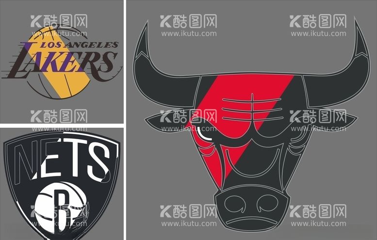 编号：36559603092356117884【酷图网】源文件下载-NBA官方公牛等各队等衣服印花