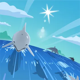 海洋背景相关展板生物