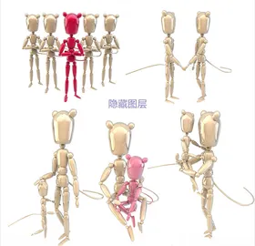 3D小人