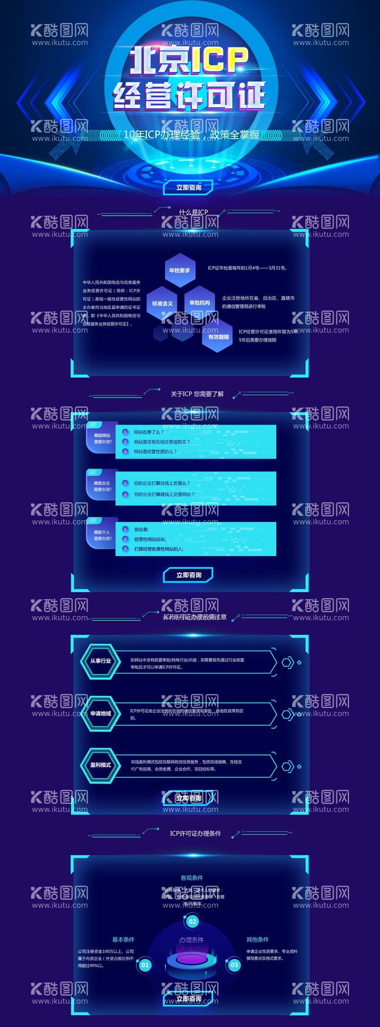 编号：90799411170450292799【酷图网】源文件下载-ICP经营许可证网页设计