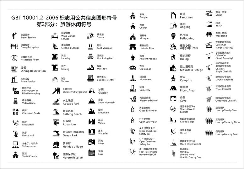 编号：91545112230744429039【酷图网】源文件下载-公共信息图形符号（旅游图标）