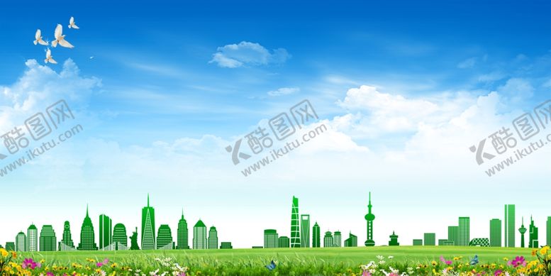编号：69313811250418185969【酷图网】源文件下载-蓝天白云背景