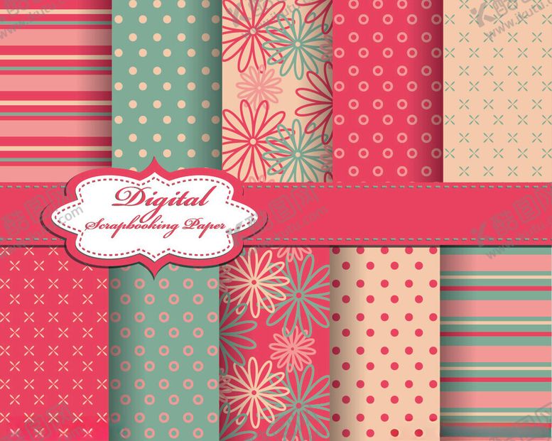 编号：51605011021300506919【酷图网】源文件下载-印花背景图案