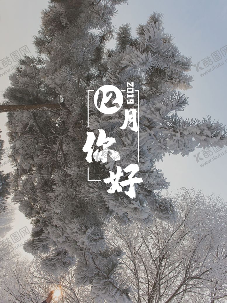 编号：87382904292347536534【酷图网】源文件下载-12月你好