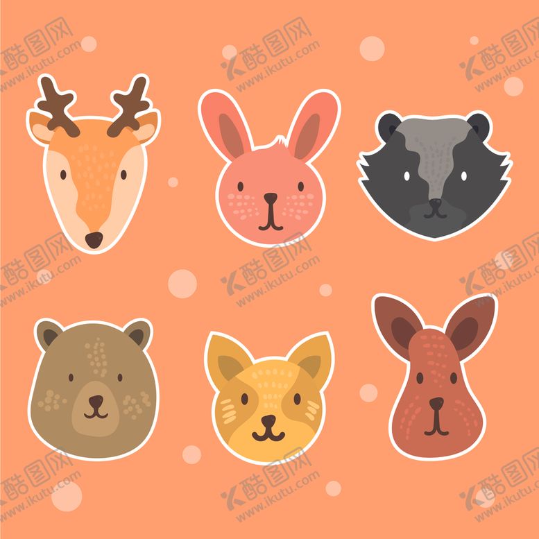 编号：95781910051241423954【酷图网】源文件下载-矢量动物素材