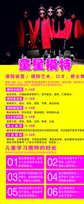 艺术培训展架
