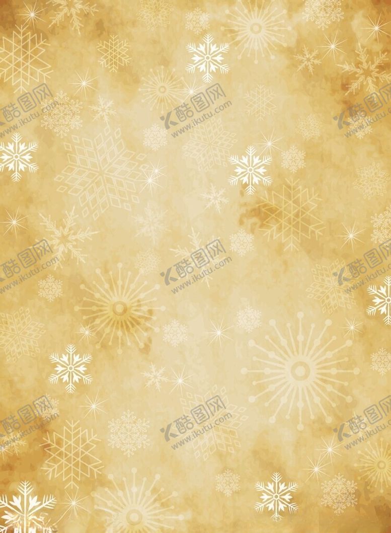 编号：82694602192157349136【酷图网】源文件下载-黄色雪花背景