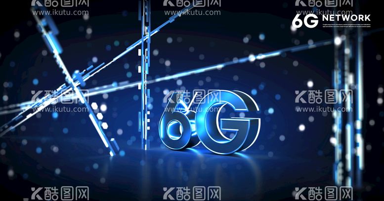 编号：67603911180945184378【酷图网】源文件下载-6G网络科技海报