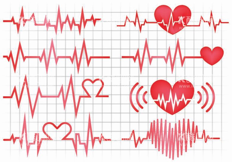 编号：17716512061735035799【酷图网】源文件下载-心律心电图