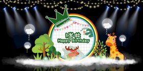 生日模板素材周岁节日活动宣传