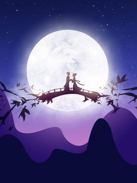 七夕设计dm宣传节