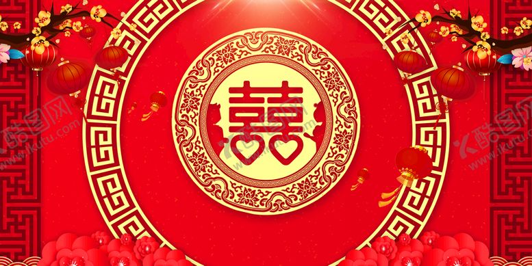编号：04135909161058437936【酷图网】源文件下载-中式婚礼