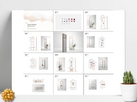 标识标牌导视系统3D效果图模型