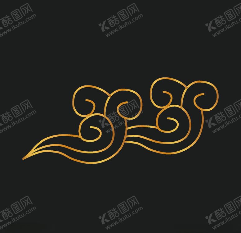 编号：95375209220204018264【酷图网】源文件下载-矢量云纹古典祥云