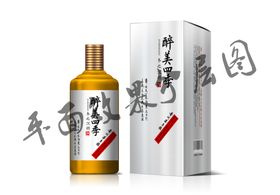 酒包装效果图