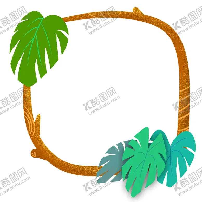 编号：89227906240953156110【酷图网】源文件下载-植物边框