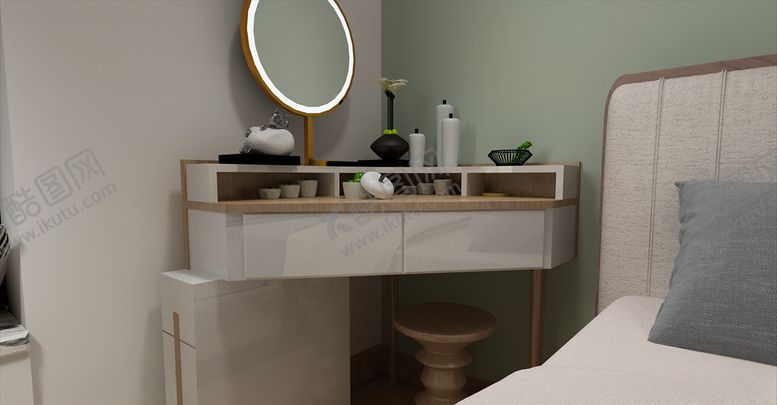 编号：82000810090955037183【酷图网】源文件下载-转角梳妆台