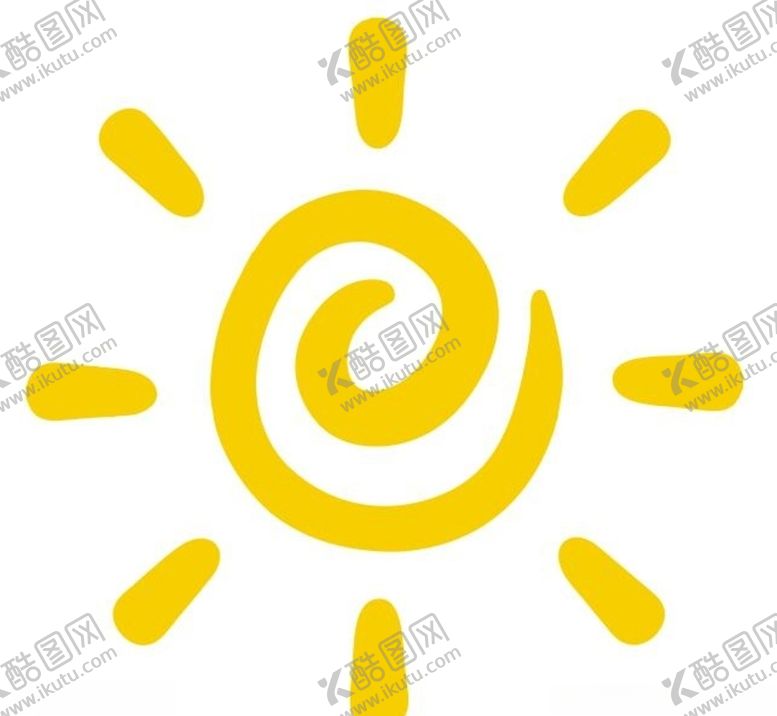 编号：43126210062331321975【酷图网】源文件下载-矢量卡通太阳