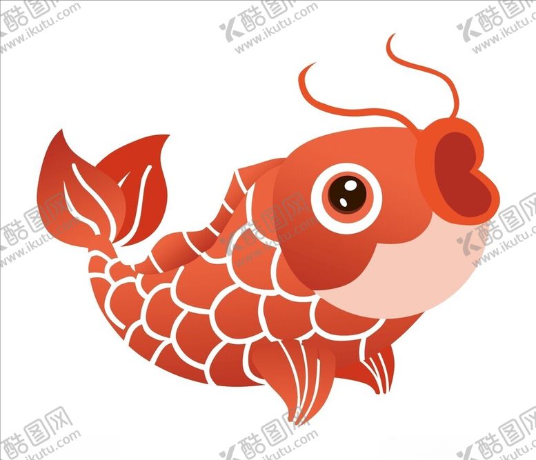 编号：35011801151253449661【酷图网】源文件下载-卡通鲤鱼图案拼接可修改
