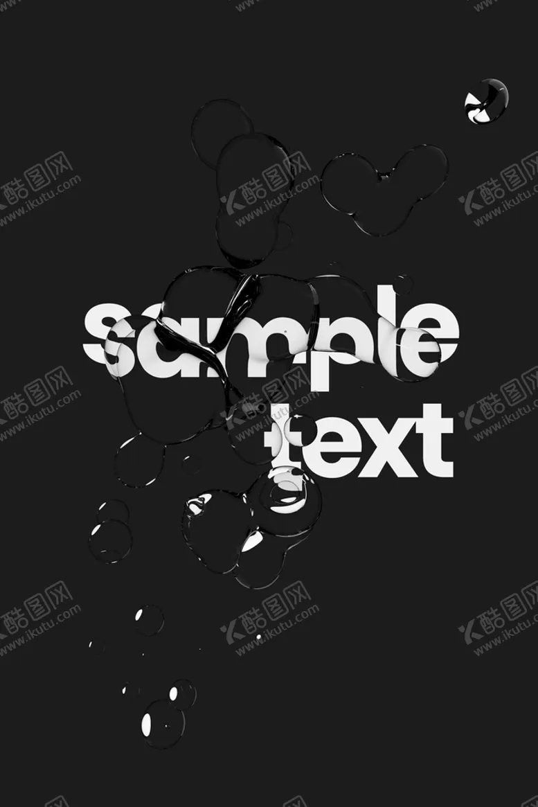 编号：07264510021514061075【酷图网】源文件下载-水珠字体
