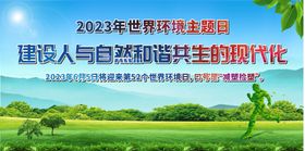 2022年世界环境日宣传展板图