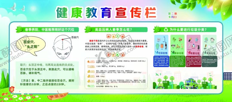 编号：92805302201414434736【酷图网】源文件下载-健康教育宣传栏
