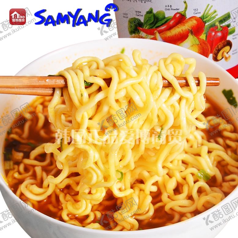 编号：80800909152341483310【酷图网】源文件下载-三养香辣蔬菜面韩国方便面
