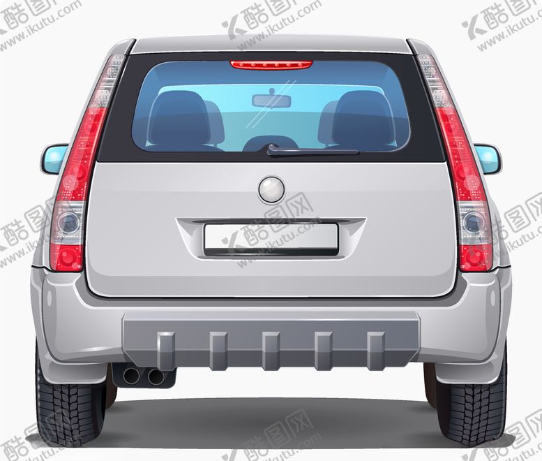 编号：39643309250407308646【酷图网】源文件下载-小轿车尾