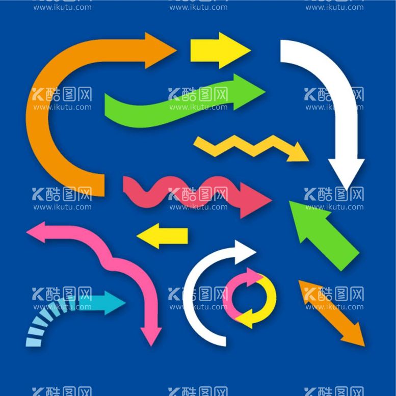 编号：70920012040646003806【酷图网】源文件下载-手绘箭头符号