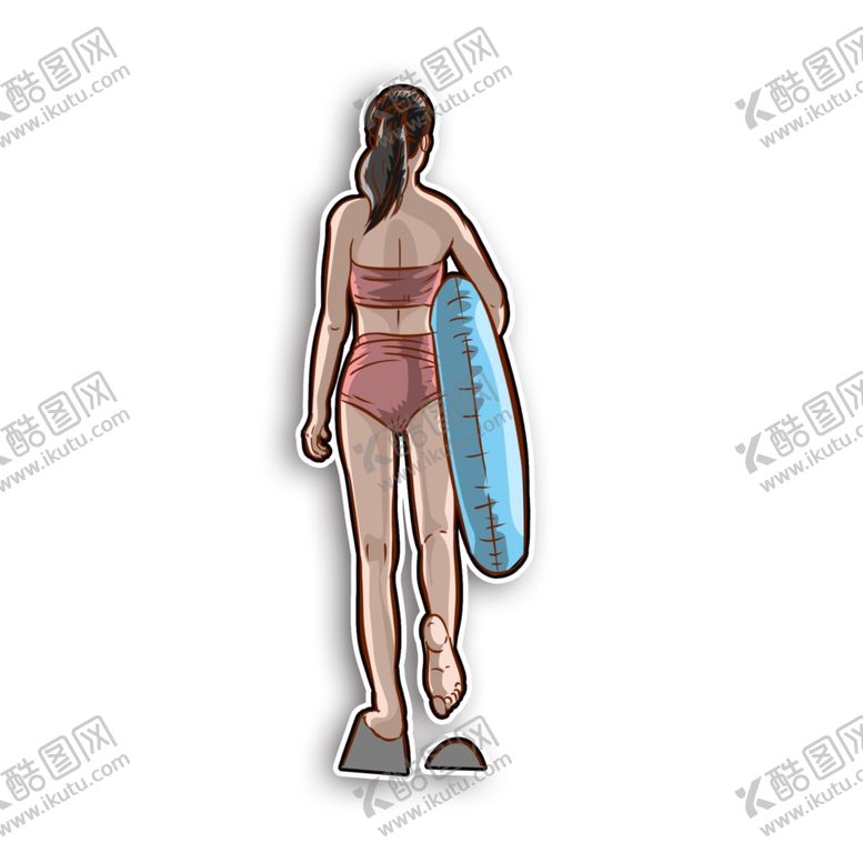 编号：70921105051116493658【酷图网】源文件下载-游泳沙滩大海夏天夏至盛夏冲浪玩