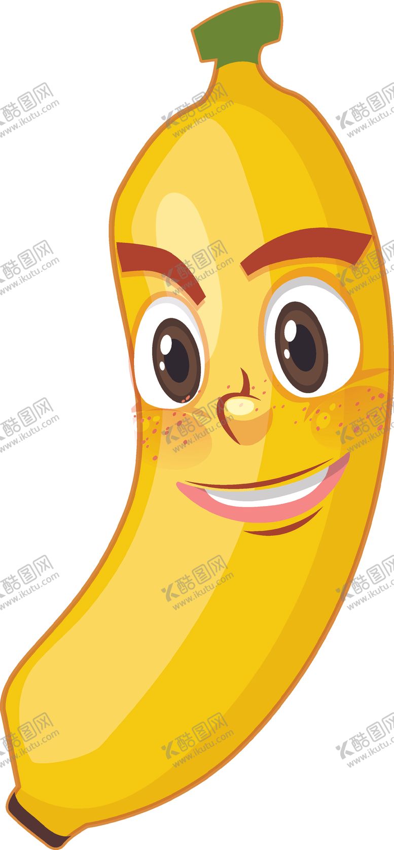 编号：62719703141602247994【酷图网】源文件下载-卡通香蕉表情