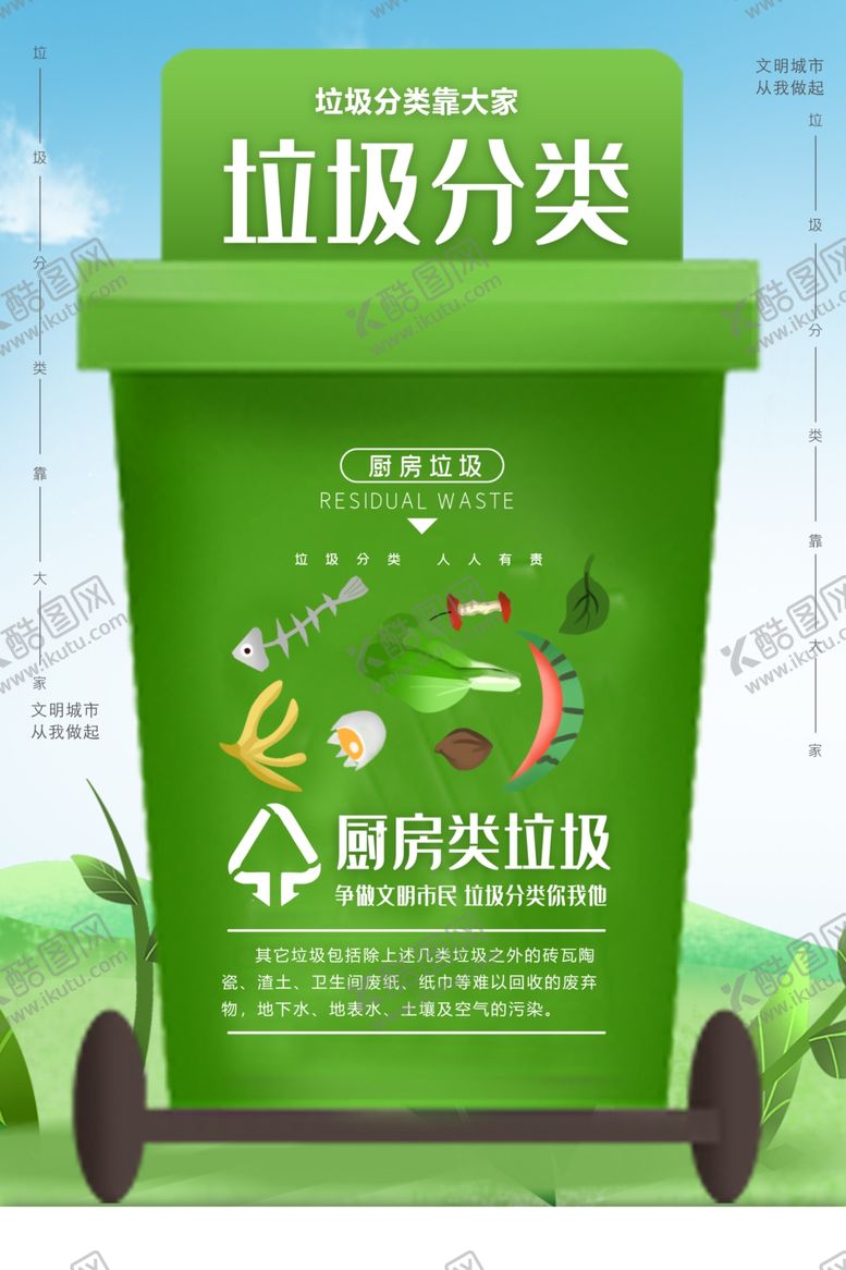 编号：40113505040415514823【酷图网】源文件下载-垃圾分类
