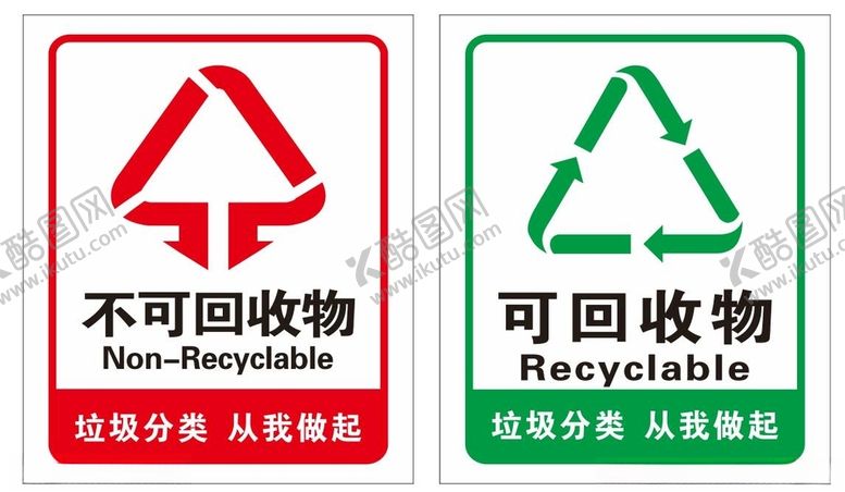 编号：63617803160329064003【酷图网】源文件下载-可回收不可回收