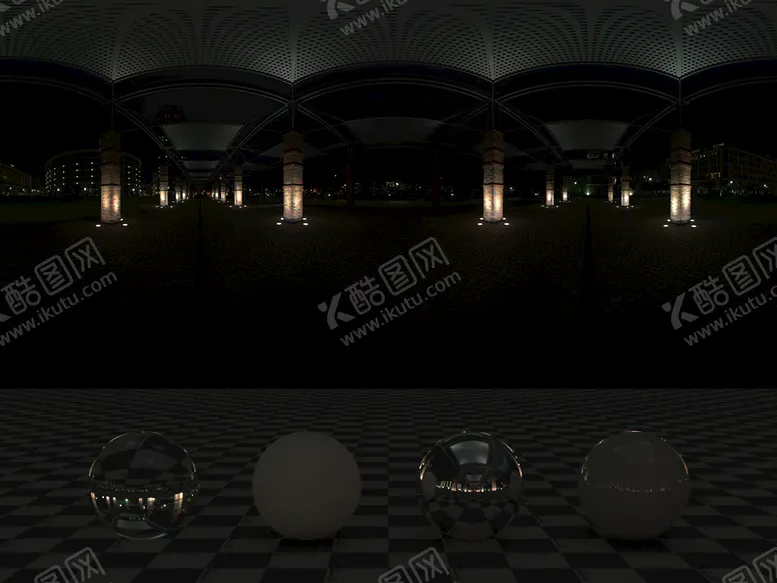 编号：59160010212019428400【酷图网】源文件下载-C4D城市夜景贴图HDR贴图
