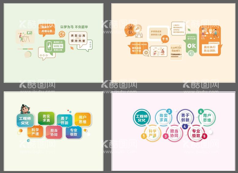 编号：27271911302343117823【酷图网】源文件下载-企业励志文化墙