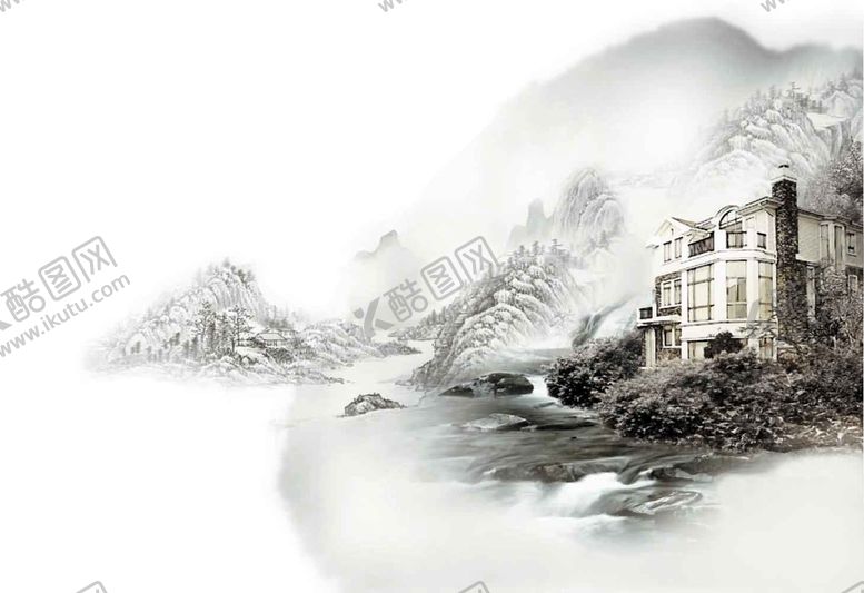 编号：58077510312023196755【酷图网】源文件下载-山水背景