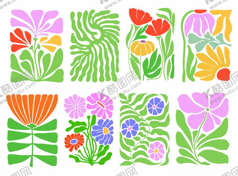 编号：80978211020227598146【酷图网】源文件下载-花卉植物图案