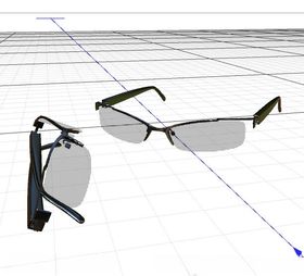 C4D模型眼镜
