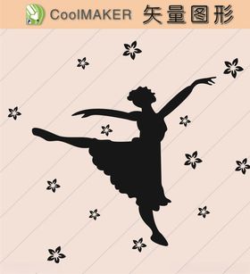线稿剪影壁纸简洁手绘