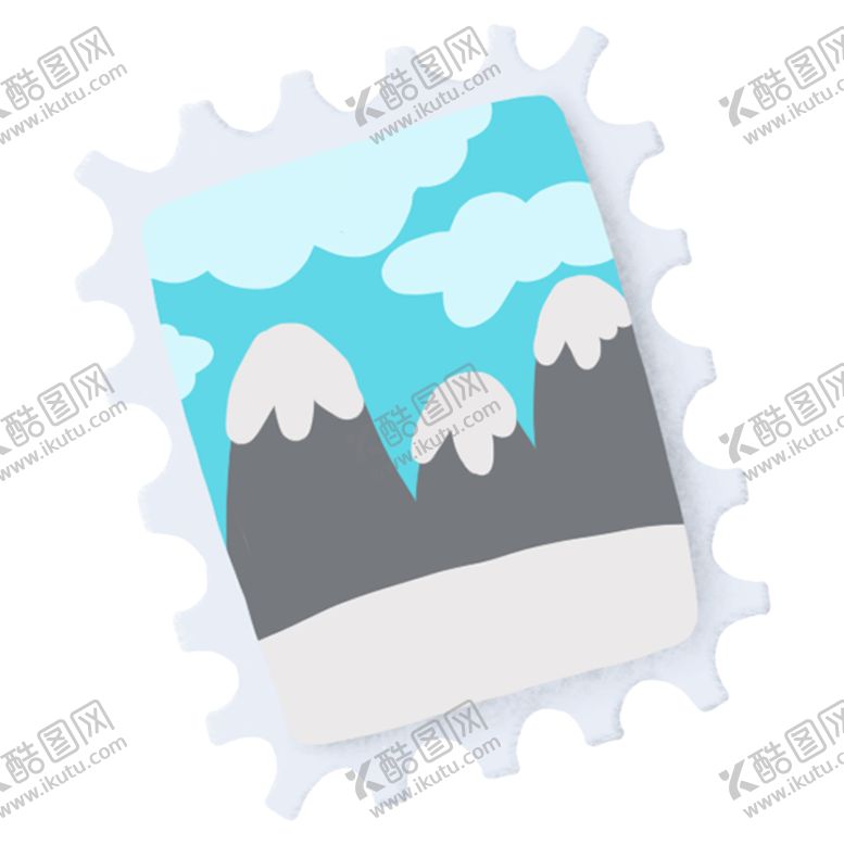 编号：96297809241716526876【酷图网】源文件下载-邮票插画