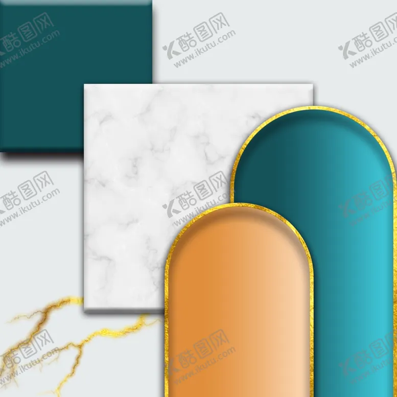 编号：91723603141029193390【酷图网】源文件下载-抽象几何装饰画