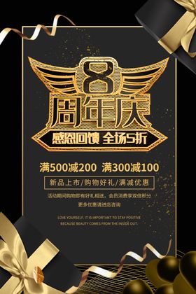 8周年庆海报