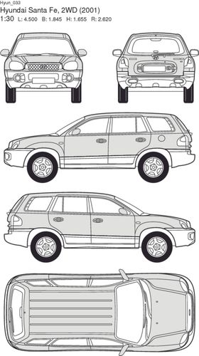 手绘汽车