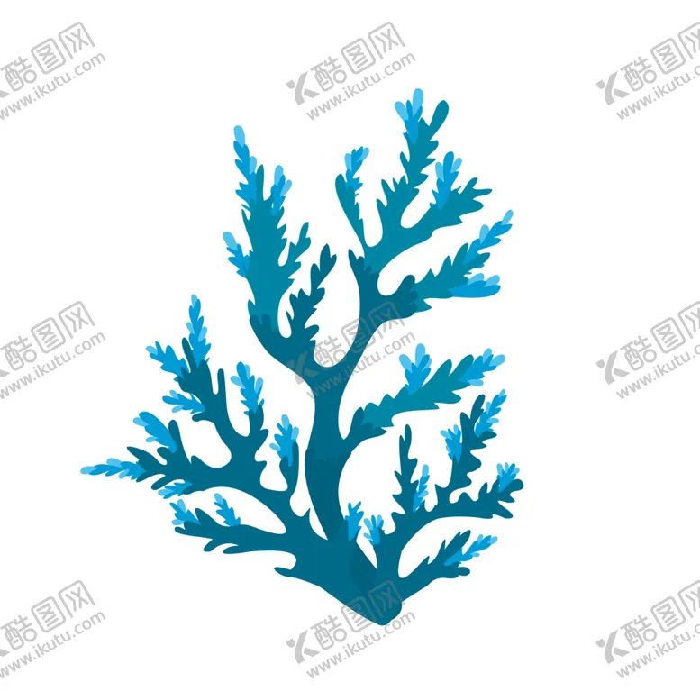 编号：51884205051142335384【酷图网】源文件下载-蓝色珊瑚